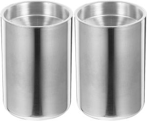 INOOMP Car Ashtray with Lid 2 Pack Portable Windproof Ash Tray for Vehicle Office and Business Durable Auto Ash Holder with Funnel Design Easy to Clean 4.33X3.34X3.34 Inches