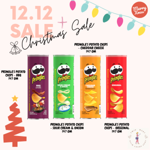 Pringles Potato Chips - Cheddar Cheese Bundle of 6