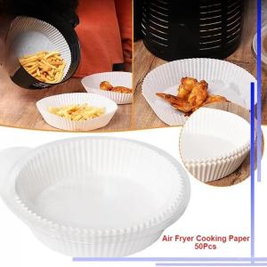 Air Fryer Paper Cooking Tray Baking Paper Kertas Baking Non Stick putih coklat