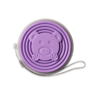 Xách tay Silicone có thể gập lại cốc cho du lịch ngoài trời và những người đam mê thể dục