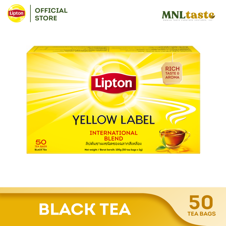 Lipton Yellow Label Tea - 50 Tea Bags