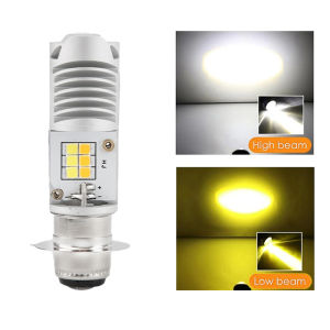 SEAMETAL Lampu LED H6 Laser Hi Lo Lampu Utama Motor LED Laser H6 Berkualitas Dan Super Terang H6 Laser 2 Colour