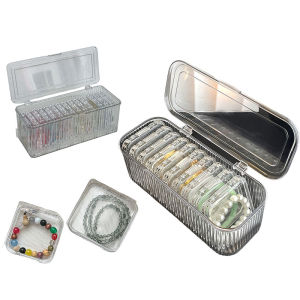 Bracelet Storage Box / Transparent Jewelry Storage Box / Storage Organiser / Acrylic Plastic Portable Box Local Stock