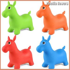 【Pinellia flowers】 Creative Baby Christmas Gift Inflatable Toys Jumping Horses Kids Toys
