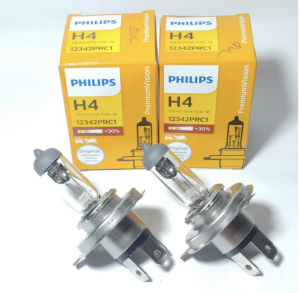 Bohlam Philips Lampu H4 Philips Premium Vision 60/50W P43T-38 KEU