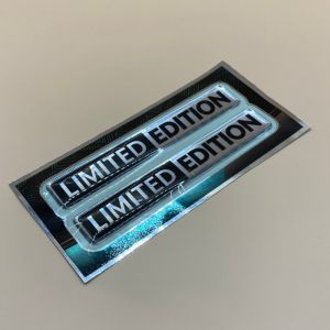 Sticker emblem stiker LIMITED EDITION stiker timbul