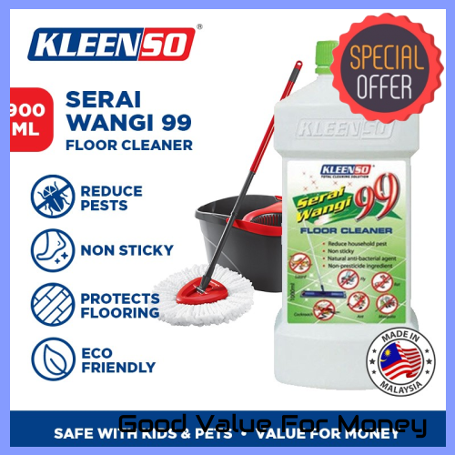 900G Kleenso Serai Wangi 99 Floor Cleaner Liquid Soap for Cleaning
