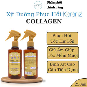 Xịt dưỡng tóc KARANZ Collagen  phục hồi tóc hư tổn  Chính Hãng - 250ml