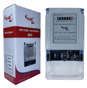 Công Tơ Điện Tử 1 Pha ASE AS37 3(20)A 5(40)A 220V Đồng Hồ Điện Kiểm Định Không Kiểm Định