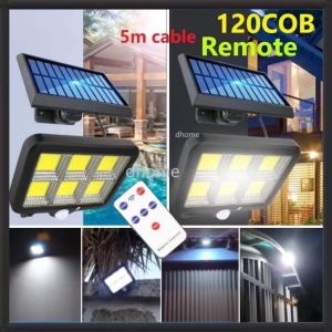 Đèn led năng lượng mặt trời pin tách rời có điều khiển từ xa lắp trong nhà gầm cầu thang mái hiên rất tiện