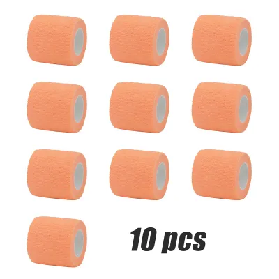 Self Adhesive Bandage Wrap 10 Pack Athletic Tape 5cm X 5m Sports Tape Breathable Waterproof Elastic Bandage for Sports Wrist and Ankle Wrap Tape Non-Woven Bandage