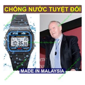 Đồng Hồ CA.S|.O Điện Tử Cổ Điển 1 SX tại Malaysia Chống Nước Tuyệt Đối Pin Lâu 7 Năm Đầy Đủ Chức Năng CH02