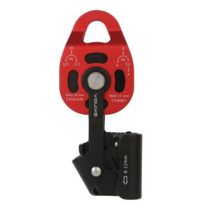LITUILI Heavy Duty Lift Weight Pulley Device Strong Bearing Capacity Effortless Ascenders Lifter Pulley Combination High Quality Climbing Pulley Block For 8-12mm Rope