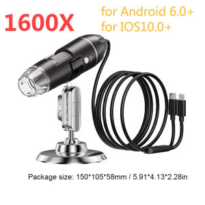 2000x Biological HD Microscope Digital Laboratory Compound Microscope With Wide-Field 10x And 40x Eyepieces For Lab Education
