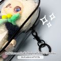 กระเป๋าใส่ลาบูบู้ กระเป๋าตุ๊กตาไวนิล พวงกุญแจ Labubu PVC LIILA ใส กันฝุ่น กันเลอะ ถุงใส่ลาบูบู้ มาการอง. 