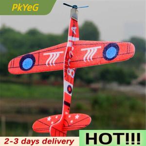 PkYeG 19cm Hand Throw Flying Glider Planes Foam Airplane Party Bag Fillers Kids Toys