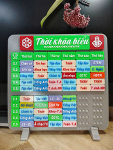 Thời khóa biểu LEGO IN 3D siêu xinh vừa học vừa chơi dùng được cả các cấp