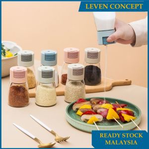 Spice Bottle Jar Container Push-type For Salt Sugar MSG Seasoning Control Output 5g Amount Leven Concept