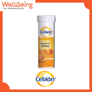 CEBION Effervescent Vitamin C 1000mg Immune Support Antioxidant Daily Health Supplement