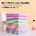 TERNEW Handuk Mandi Halus Jumbo Microfiber Ukuran 70 x 140cm Handuk PLAIN Mandi Dewasa dan Pria dan Wanita Handuk Serap Air Handuk Lembut Dewasa dan Pria dan Wanita. 