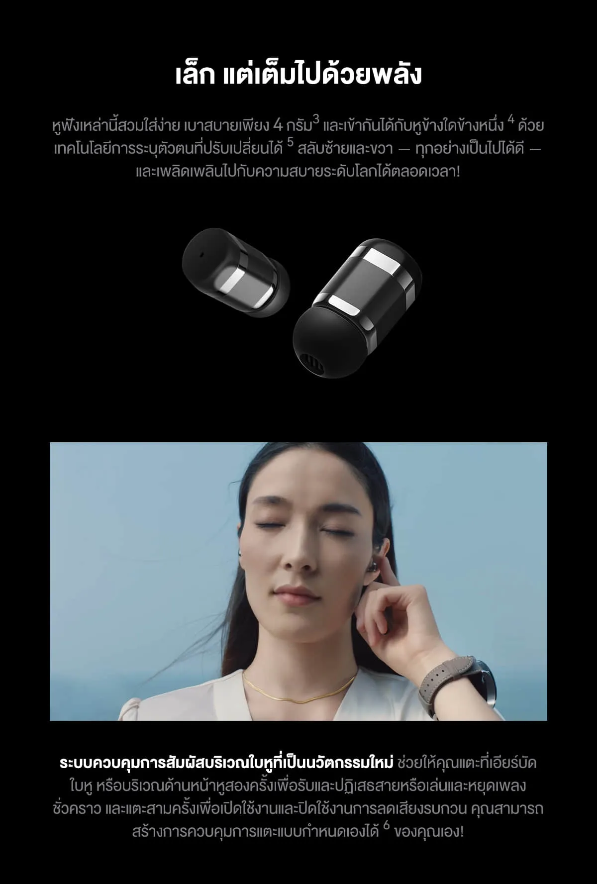 HUAWEI WATCH Buds อุปกรณ์สวมใส่ นาฬิกา smart watch ร้านค้าอย่างเป็นทางการ