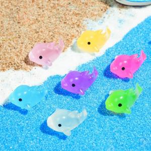 10pcs Glowing Aquariums Decoration Colorful Luminescent Devil Fish Ornaments for Fish Tanks Decoration