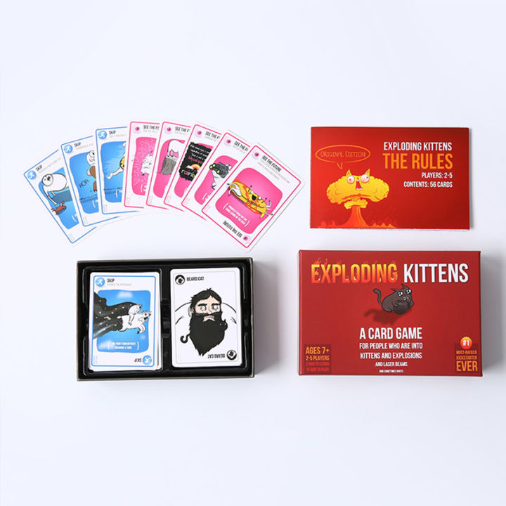 Exploding Kittens Original Versions Card Game - A Card Game about ...