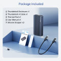 Acasis Thunderbolt 4 M.2 NVMe Enclosure w/ Active Cooling - 40Gbps, 8TB, JHL7440 Chip, macOS/Windows Plug & Play. 