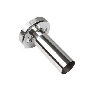 MIIQNUS Phổ quát Đầu ống xả Vòng tròn Thép không gỉ 304 Ống xả bằng thép không gỉ Sự im lặng bên trong Có thể điều chỉnh Thiết bị giảm tiếng ồn Độ xe