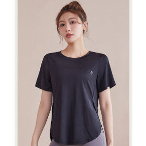 🇲🇾STOCK KL Plus Size Women Shirt O-Neck Top Cool Ice Feel Comfort Loose Fitness Yoga Quick Dry T-Shirt大码冰凉运动上衣