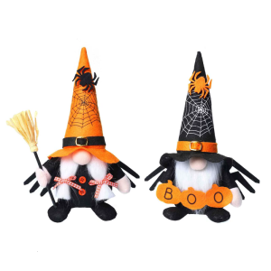 Halloween Gnomes Plush DecorsHandmade Swedish Tomte Gnomes Nisse Scandinavian Ornament Elf Dwarf for Home Decorations