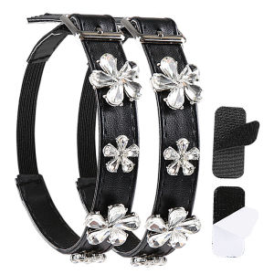 [Free Shipping] Large And Small Glass Cherry Blossom Style Shoelaces For High Heels Flats And Sandals Designed To Prevent Heel Slippage No Installation Required Fixed Single-Strap Design