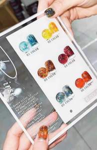 [Tặng bảng màu]Gel Nhũ Ẩn Galaxy Thủy Tinh Huaxi 6 Màu Trang Trí móng Theo Phong Cách Hàn Nhật Gel nhũ hổ phách Huaxi