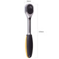 Deli Ratchet Wrench/Kunci Ratchet 45 Gerigi 1/4 1/3 1/2  inch Chrome 50BV30 DL2323 DL2X21/Alat Perkakas. 
