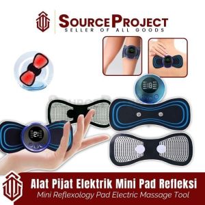 Alat Pijat Terapi Elektrik Leher Punggung Belakang Pinggang Otot Kaki Mini Pad Listrik Refleksi Getar | Source Project
