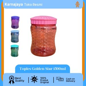 Toples Kue Mama 15 L Warna Golden Star 3 pcs Model Terbaru - Penyimpanan