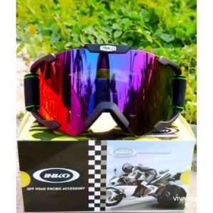 Kaca Mata Cross & Goggle Inko Yellow Pelangi Rainbow