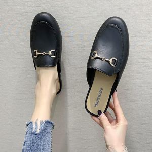 [Free Shipping] WomenS Summer Slippers Korean Style Fashionable And Versatile Slip-On Design Suitable For Wearing Outdoors With A Closed-Toe Style And Easy To Put On
