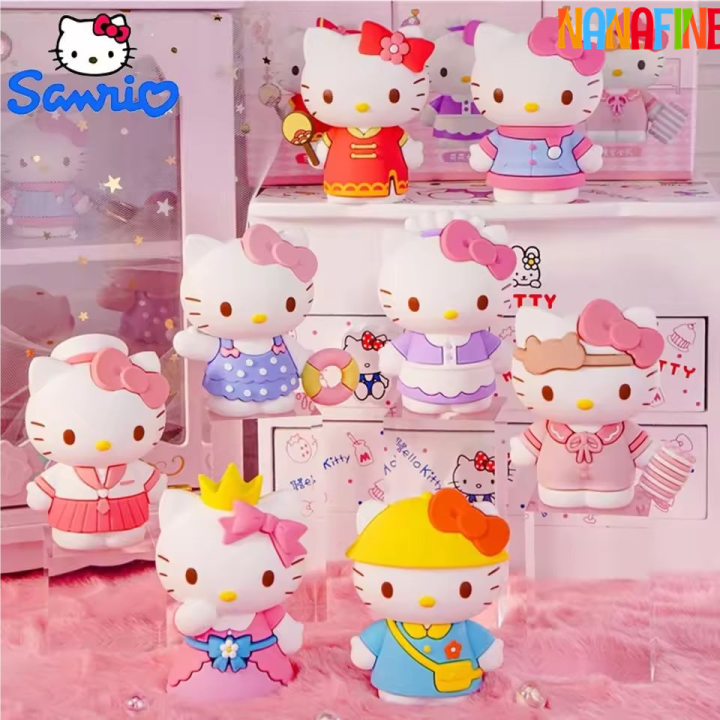 Nanafine【🔥จัดส่งจากประเทศไทย🔥】โมเดลฟิกเกอร์ Hello Kitty Sanrio Kuromi ...