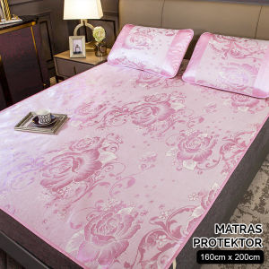 Matras Alas Kasur Kekinian Adem dan Sejuk Motif Cantik & Elegan Aesthetic Mewah Berkualitas Tinggi Kualitas Import Ukuran 160cm x 200cm