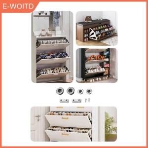 YINGRAN3 อุปกรณ์สกรูยึดกรอบพลิกสำหรับตู้รองเท้าอุปกรณ์เชื่อมต่อตู้รองเท้าเฟอร์นิเจอร์