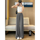 Loose women suit pants seluar palazzo perempuan wide leg celana panjang wanita high quality