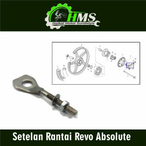 Setelan Rantai Revo Absolute (Harga Per 1 PCS) - Stelan Rante Anting Anting Chain Adjuster Arm Arem