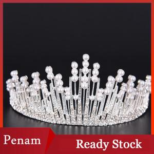 [PAM] Tiara Rhinestone Hair Accessories Crown Wedding Bridal Headband