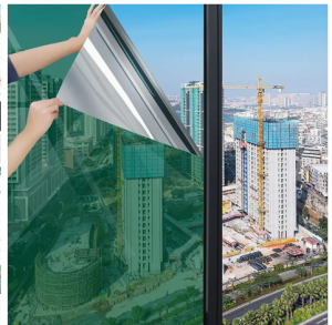 Glass Film Stained Self-Adhesive Removable Privacy Protection Sun-Blocking One WayMirror Maritime Transportation Window Film