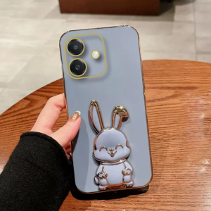 Luxury Softcase for OPPO A3 4G Free Rabbit Phone Holder