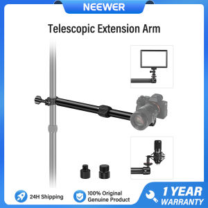 NEEWER Tabletop Overhead Camera Mount Arm Telescopic Extension Arm for Desk Stand with Ball Head Mount DS001