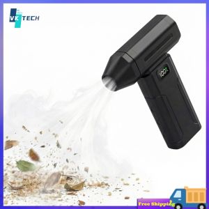 [ VKTECH ] Mini Turbo Fan 6000mAh Portable Fan with Digital Screen for Home Office Car Use Lightweight Powerful and Easy to Use