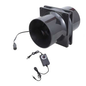 High Torques 2500RPM Exhaust Fan Blower Including Power Adapter For Plant Tents Electronics Cooling Humidity Control