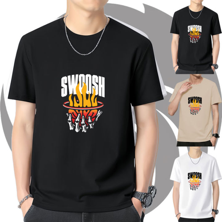 [BUY 1 GET 1] C&K Active Fashion simple solid color casual printed T ...